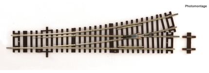 Roco 42442 - H0 - Weiche links Wl, 15°, 230 mm - Überarbeitet